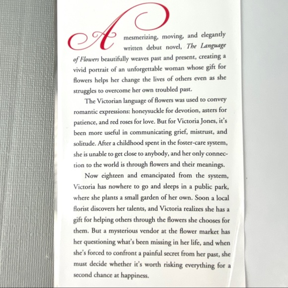 The Language of Flowers A Novel by Vanessa Diffenbaugh - Hardcover Book - Picture 3 of 11